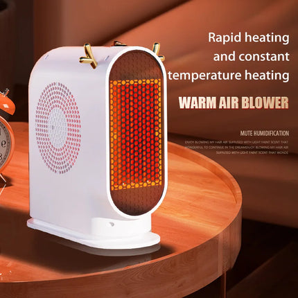 Electric Heater Winter Warmer Household Desktop Heater Fan Adjustable Thermostat Room Heater Home Appliance Heating Stove