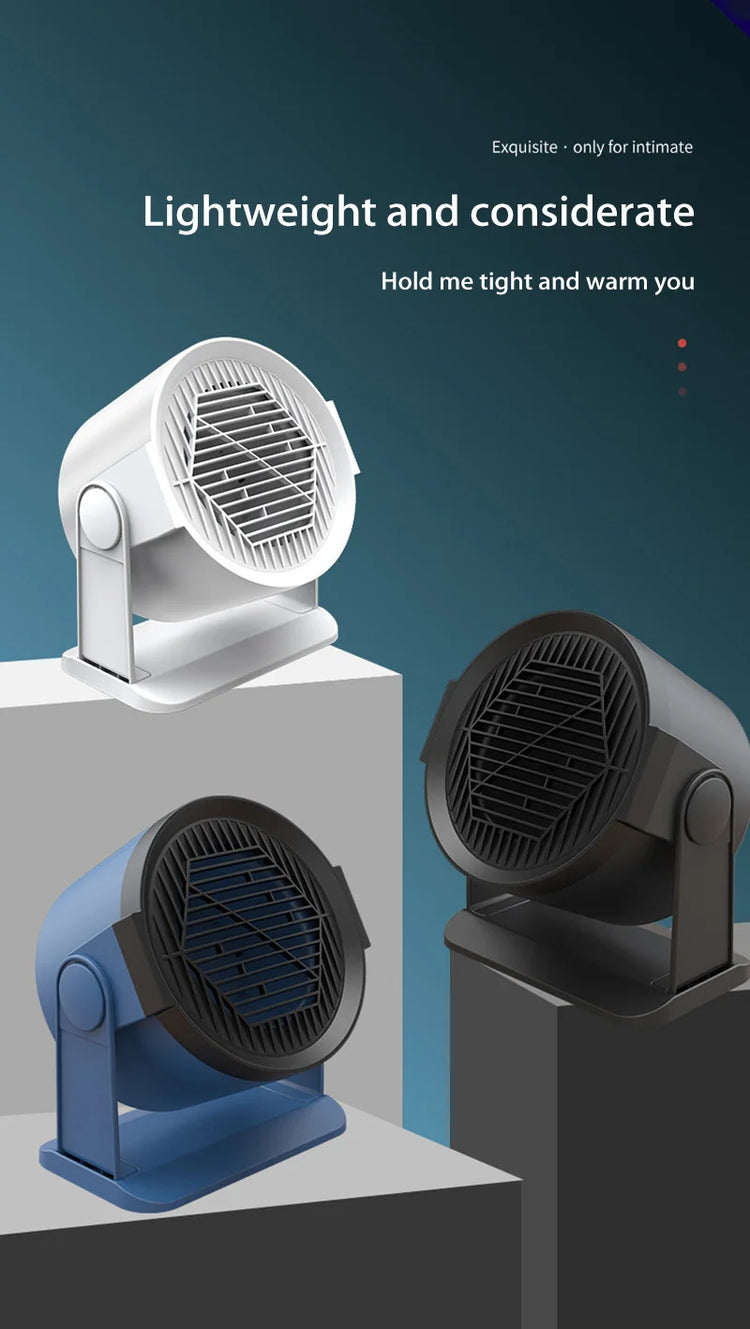 Mini Electric Heater Quick Heating Overheating Protection Home Electric Heater Desktop Small Warm Air Heater Indoor Office