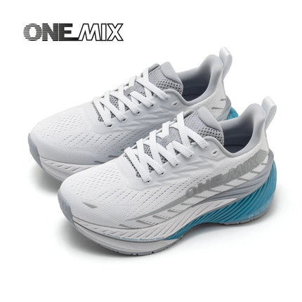 ONEMIX-Scarpe da corsa leggere per uomo e donna Scarpe sportive con ammortizzazione stabile Scarpe da passeggio resistenti alle rimbalzo Novità all'aperto PlatiNum