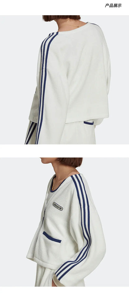 Adidas Originals Women's Fashion Jacket Sport Knit Cardigan HL6585
