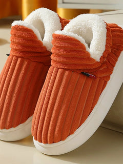 Shevalues Winter Men Slippers Short Plush Men Cotton Boots Indoor Fluffy House Fur Slippers Men Casual Soft Fur Furry Men Shoes