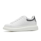 Korean Designer Shoes for Men Casual Breathable Lace-Up Oxfords Shoe Youth White Flats Platform Sneakers Street Style Footwear