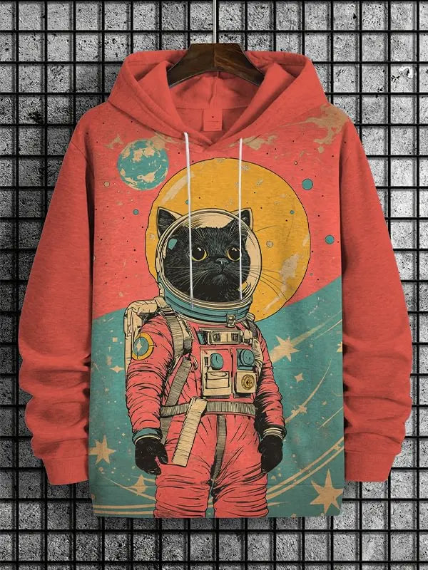 Cartoon Graffiti Cat Pattren Unisex Hoodies Sweatshirt 3D Print Men/Women Tracksuit Coat Harajuku Hoodie Pullover Men's Clothing