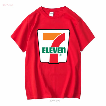 New 7 ELEVENE Gas Station Store T-Shirt Black Sizes S 5XL Long Sleeve Vintage Washed Designer Clothes Fashion Streetwear
