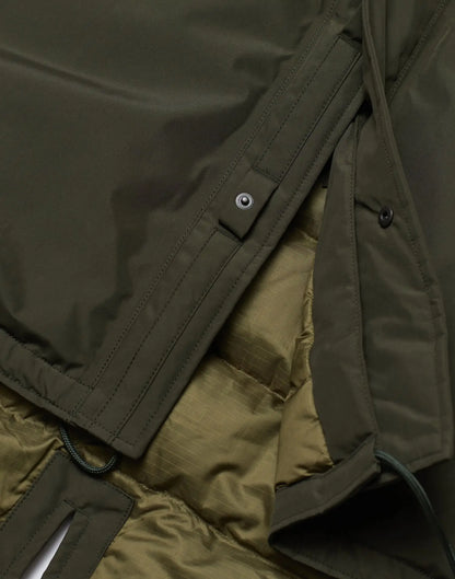 Piumino impermeabile optoelettronico con colla a stampa completa extra lunga Nanamica LongDown