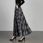7Plaid Gray White / XXL