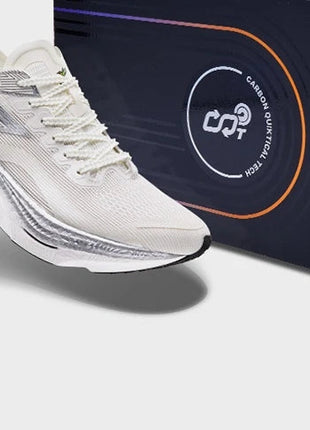 361 Degrees FLAME 3.0 Men Women Running Shoes Carbon Plate Racing Rebound Stable Breathable Wear-resistant Sneakers 672412207 PlatiNum
