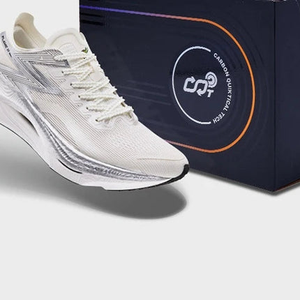 361 Degrees FLAME 3.0 Men Women Running Shoes Carbon Plate Racing Rebound Stable Breathable Wear-resistant Sneakers 672412207 PlatiNum