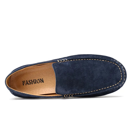 Mocassini da uomo in pelle scamosciata di lusso 2022 scarpe casual da uomo scarpe da barca fatte a mano da uomo Slipon scarpe da guida mocassini maschili Zapatos