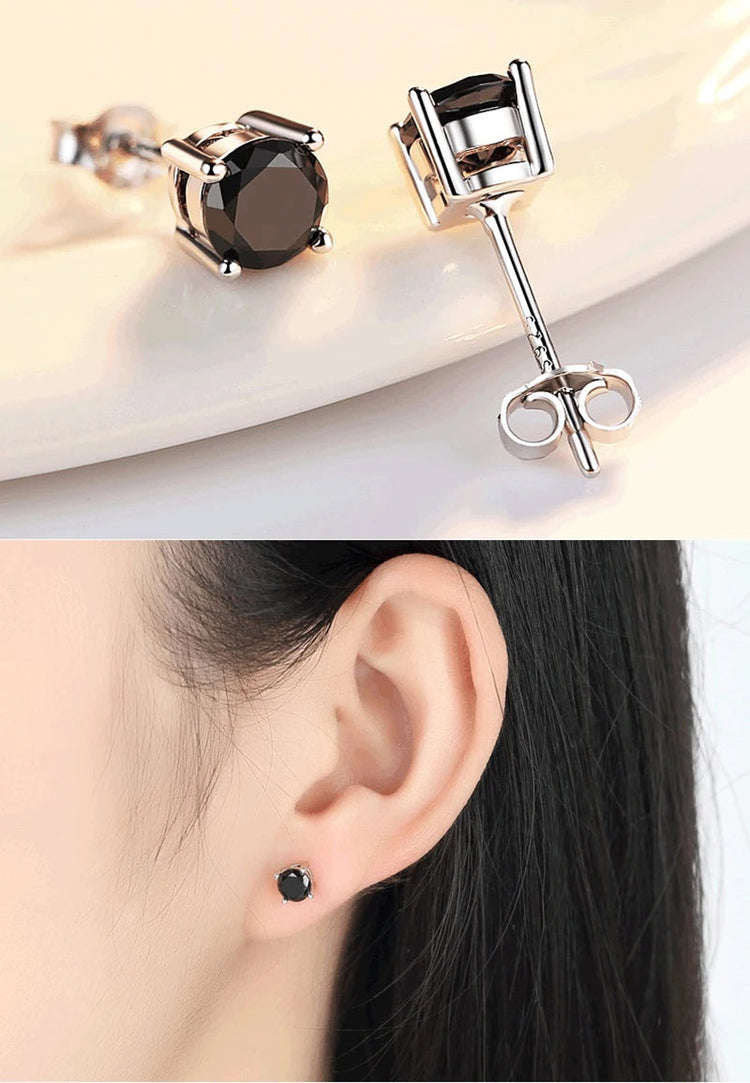 2 certificati GRA orecchini a bottone Moissanite Pass Diamond tester Pen For Men Women 925 Silver 18K Plated Wedding Gemstone platinumshop