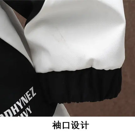 Spring Autumn Casual Men Sets Jacket + Pants Two Pieces Fashion Korean Trend Hooded Baseball Uniform Suit Man Outfit