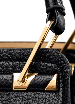 2024 Luxury Women Designer 3 Layers Shoulder Crossbody Sac Ladies Large Capacity Leather Handbags Shopper Brand Messenger Totes PlatiNum