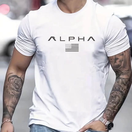 Men's Sports T-shirt for Outdoor Fitness Men's Casual O-Neck Loose Short Sleeve T-shirt Fashion Gym T-shirt Men's Summer Quick Dry Running Tees