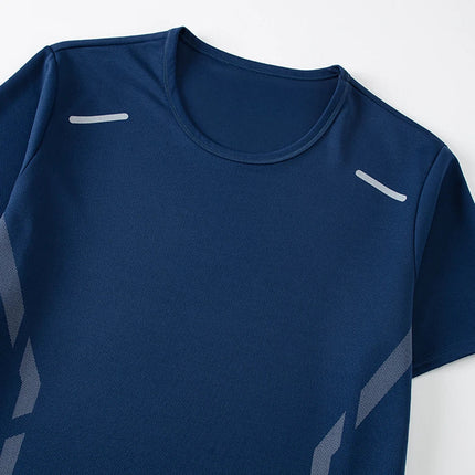 Tuta sportiva da uomo ad asciugatura rapida 1/2/4 pezzi T-shirt casual traspirante a maniche corte Tasca Pantaloncini versatili per adolescenti da indossare platinumshop