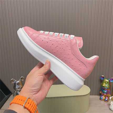 Men Genuine Leather Platform Causal Sneakers Moccasins for Man Black Luxury Brand Designer Loafers High Quality Footwear Shoes