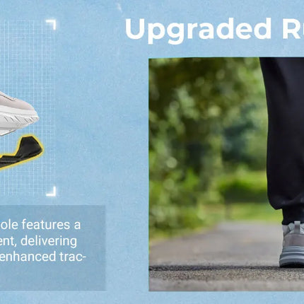 FitVille Le più nuove scarpe da corsa da uomo 4E Sneakers larghe con supporto per l'arco plantare per piedi piatti Sollievo dal dolore al tallone Fascite plantare