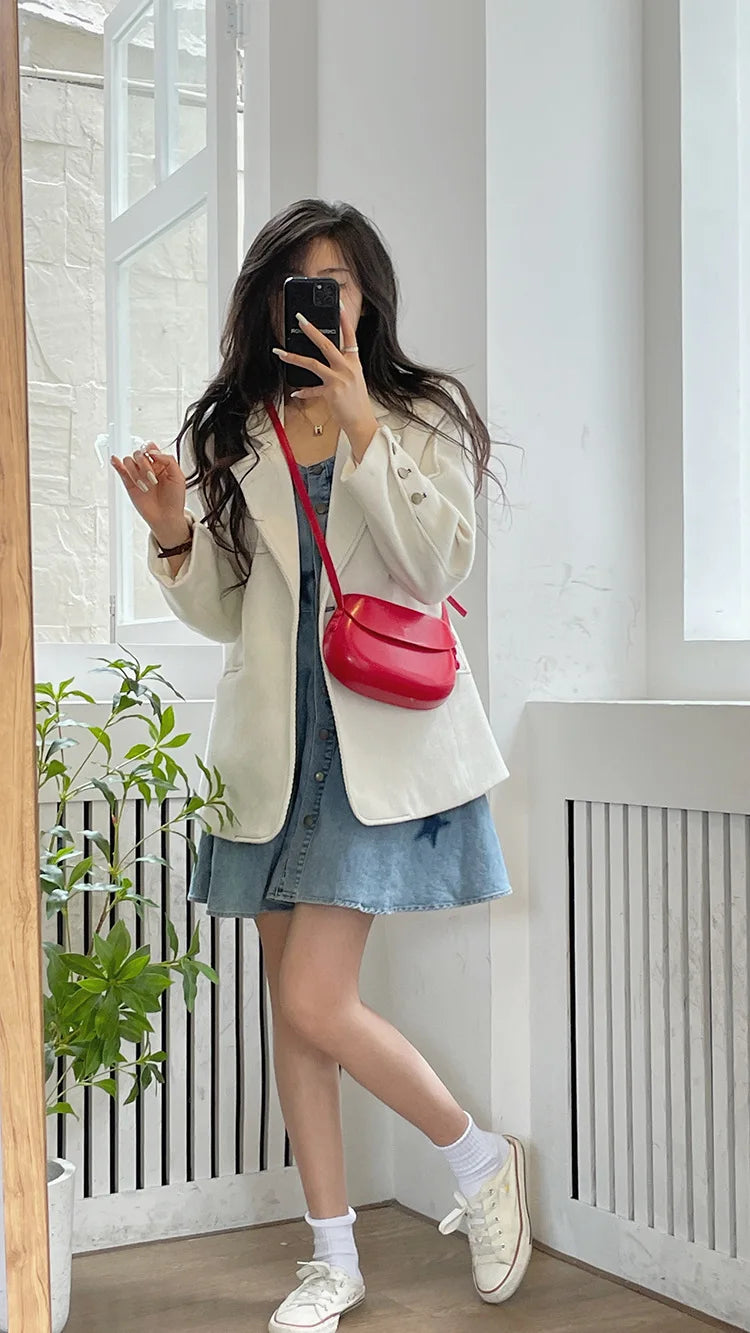 Womens Small Messenger Bag Solid PU Leather Shiny Shoulder Bag Fashion Saddle Bags Flip Buckle Phone Coin Purse Lipstick Storage PlatiNum