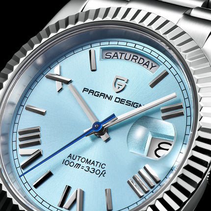 Orologi da uomo PAGANI DESIGN DD36 Gold, orologio automatico di lusso da uomo, vetro zaffiro AR, orologio da polso meccanico, consegna dal magazzino UE.