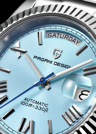 PAGANI DESIGN DD36 Orologio da Uomo con Data, Orologio Meccanico Automatico di Lusso, Vetro Zaffiro AR, Impermeabile 10 Bar