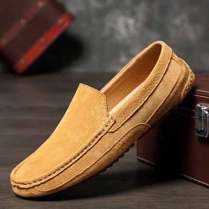 Mocassini da uomo in pelle scamosciata di lusso 2022 scarpe casual da uomo scarpe da barca fatte a mano da uomo Slipon scarpe da guida mocassini maschili Zapatos