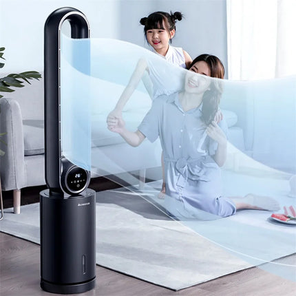 Ventilatore senza lama Ventilatore per aria condizionata Ventola di raffreddamento ad acqua Umidificazione e refrigerazione Ventilatore a torre d'acqua verticale Condizionatore d'aria