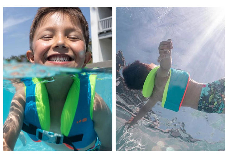Gilet di galleggiamento grande per nuoto per bambini Giubbotto di salvataggio in neoprene per bambini Abbigliamento galleggiante in schiuma Spiaggia Nuoto Surf Kayak Gilet di sicurezza