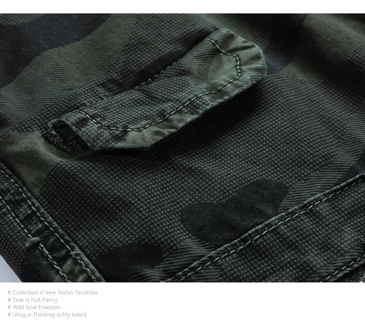 Spring Autumn Men Cargo Camouflage Pants Men Cotton Casual Breeche Bermuda Beach Jogger Pants Mens Trousers Male Dropshipping
