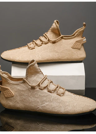 YRZL Mocassini da uomo in rete Mocassini da guida Appartamenti di alta qualità Scarpe da passeggio Mocassini casual antiscivolo traspiranti Scarpe da uomo estive