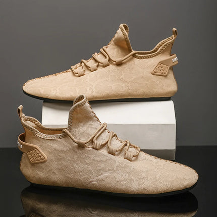 YRZL Mocassini da uomo in rete Mocassini da guida Appartamenti di alta qualità Scarpe da passeggio Mocassini casual antiscivolo traspiranti Scarpe da uomo estive
