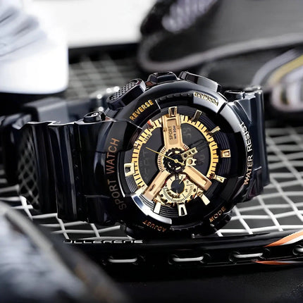 Orologi da uomo di tendenza alla moda, orologio elettronico sportivo multifunzione per giovani platinumshop