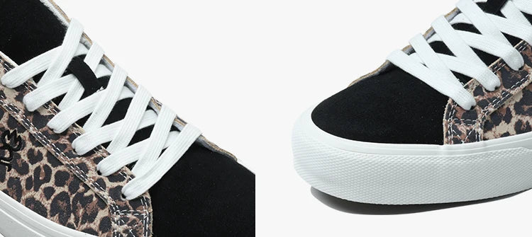 Goluck Classics Sneakers Stylish Leopard Vulc Skateboard Shoes Shock Absorption Encapsulated Men&Women Durable Comfortable Spo