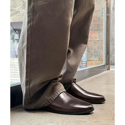 Nuovi Mocassini da Uomo 2026, Scarpe Eleganti di Lusso in Pelle Verniciata, Antiscivolo, per Esterni, Estive, Fatti a Mano