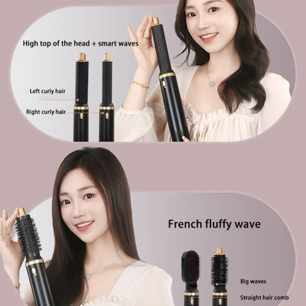 5 in 1 Hair Dryer Brush Hot Comb Set Professional Curling Iron Hair Straightener Styling Tool Air Styling Hair Dryer Household