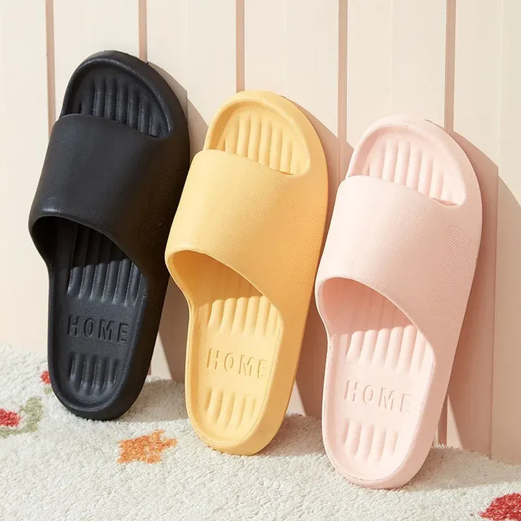 Pantofole morbide coppie casa pantofola all'aperto estate donna camera da letto fondo spesso scarpe sandali da spiaggia uomo infradito scarpe da doccia