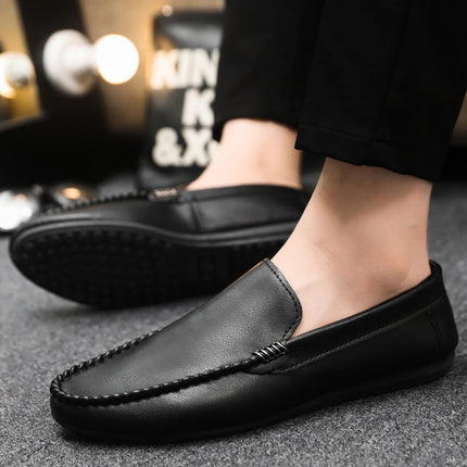 Slip on traspirante in vera pelle da uomo scarpe da guida marchio di lusso italiano uomo mocassini uomo scarpe casual mocassini Chaussure Homme