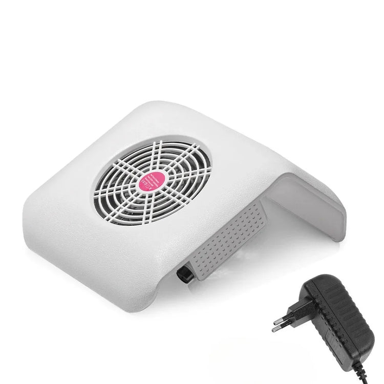 Nail Grinding Polishing Dust Collector Desktop Adjustable Speed Vacuum Device For Home Salon Nail Art Sessions