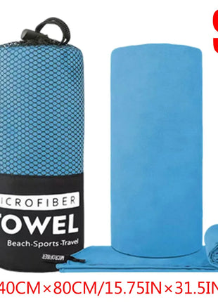 Asciugamano Sportivo ad Asciugatura Rapida Multifunzionale per Viaggi, Nuoto, Yoga, Ultra Morbido, Leggero, Super Assorbente in Microfibra per Palestra