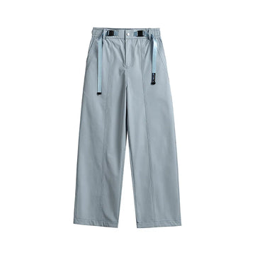 Mountain Outdoor Belt Waterproof Straight Trousers Women Hiking Casual Loose Sport Cargo Pants Track Trousers