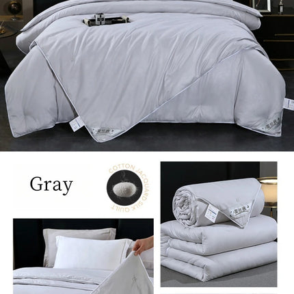 Piumino in seta di gelso naturale piumino matrimoniale King Size di lusso trapunta invernale estiva biancheria da letto singola coppia biancheria da letto