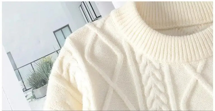 New Winter Men Outwear Loose O-neck Knitted Pullovers Man WarmTurtlenecks Man Casual Sweaters Quality Male Pullovers Size 4XL