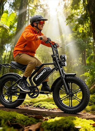 Nuova Bici Elettrica POWBEN V20 2026 UE, Motore 2000W, Velocità Massima 50km/h, Batteria 52V 15Ah, Pneumatici 20×4.0, Cambio a 7 Velocità SL-TX30-7R, E-Bike per Adulti