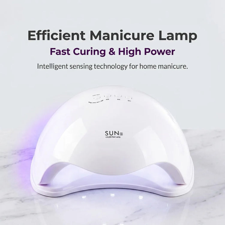Professional Gel UV LED Nail Dryer Smart Infrared Auto Sensor 99s Low Heat Mode for Sensitive Skin Digital Display Fast Curing Nail Lamp for Home DIY Salon Manicure