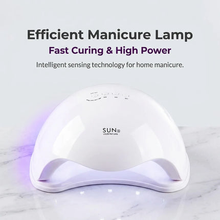 Professional Gel UV LED Nail Dryer Smart Infrared Auto Sensor 99s Low Heat Mode for Sensitive Skin Digital Display Fast Curing Nail Lamp for Home DIY Salon Manicure