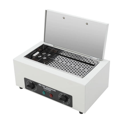 Metal Cleaning Machine High Temperature Sterilizer 300W 2L 122-428℉ Timer Dry Heat Stainless Steel for Nail Salon Clinic Lab Can Be Used In Clinics Hair Stores Nail Salons Beauty Salons Laboratories Etc
