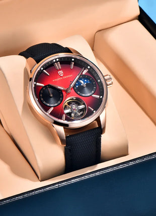 PAGANI DESIGN 41MM Orologio da uomo Orologio meccanico automatico di lusso Orologio da pilota impermeabile in acciaio inossidabile da 100 m PDYS021