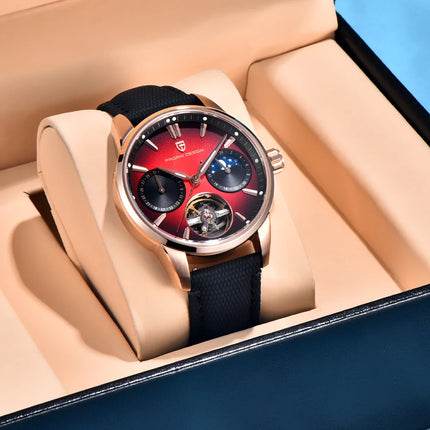 PAGANI DESIGN 41MM Orologio da uomo Orologio meccanico automatico di lusso Orologio da pilota impermeabile in acciaio inossidabile da 100 m PDYS021