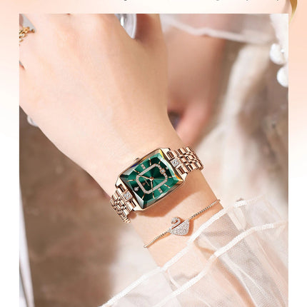 POEDAGAR Orologio da donna di lusso Impermeabile Data Orologio da polso da donna casual di alta qualità Orologio da donna elegante al quarzo in acciaio inossidabile platinumshop