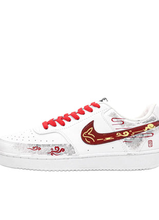 Nike Court Vision 1 Serpent Rabbit Chasing Cloud Leggero Traspirante Modello Basso DH2987-101（Team646-）