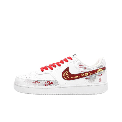 Nike Court Vision 1 Serpent Rabbit Chasing Cloud Leggero Traspirante Modello Basso DH2987-101（Team646-）