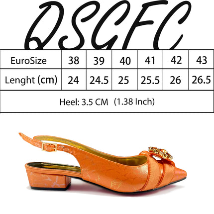 Queena Yan Elegante set di borse con strass a punta blu e tacco basso per calzature e accessori per feste di matrimonio di lusso da donna